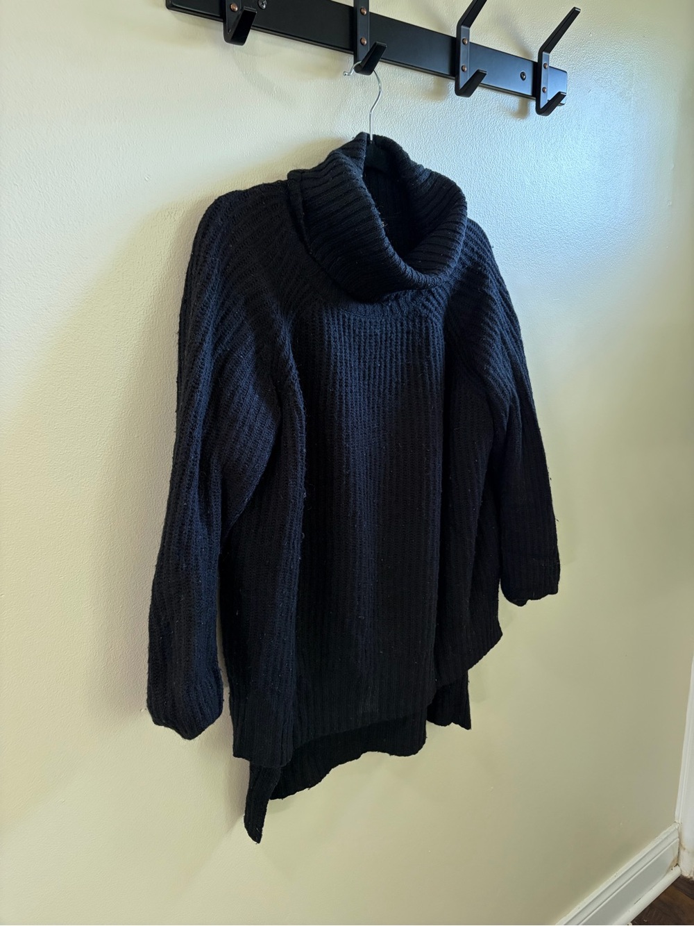 Express Black Chunky Turtleneck Sweater